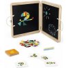 Janod Magnetická tabuľa s magnetkami Origami zvieratá