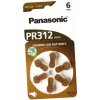 Panasonic baterie do naslouchadel 6ks PR312(PR41)