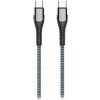 Colorway Datový Kabel USB-C/ USB-C/ 3A/ Fast Charging 65W/ 2m/ Šedivý CW-CBPDCC039-GR