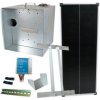 Základná sada na solárny ohradník s prenosnou schránkou, regulátor 10 A, panel 100 W, konzola