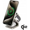 Cubenest Qi2 3in1 Magnetic Wireless charger SQ312 Fold Pre titánová / 3v1 Qi2 Skladacia bezdrôtová magnetická nabíjačka (SQ312FOLDPRONT)
