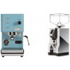 Profitec GO, blue + Eureka Mignon Specialita, CR chrome