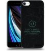 Picasee silikónový prehľadný obal pre Apple iPhone SE 2020 - LEFT A MARK