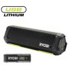 RYOBI RS4-120G USB Lithium™ reproduktor s 2,0 Ah akumulátorom (RB420)