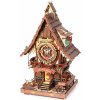 Drevené mechanické 3D puzzle - Kukučkové hodiny ROKR LC901C