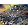 Deflektory - Peugeot 308 SW 2013-2021 (+zadné)