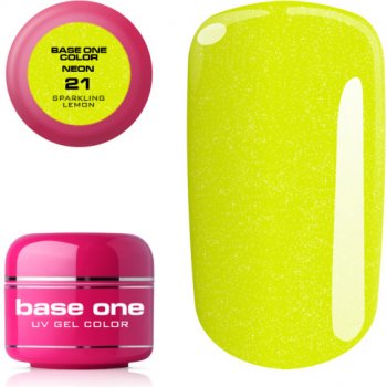 Silcare Neon UV gél Base One 21 Sparkling Lemon 5 g