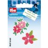PRYM Nášivka recyklovaná, kvety, nažehľovacia, ružová