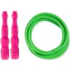 Ninja Rope - Švihadlo na kondícii, nastaviteľná dĺžka, vhodné ako parťák do fitka. Vyber farbu rukovätí:: Ružové, Vyber priemer lanka:: 4 mm – ľahšie a rýchlejšie (odporúčané pre ženy a deti), Farba l