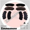 ZIMMERMANN Sada brzdovych platniciek kotucovej brzdy 24342.180.2