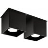 Sollux Sollux SL.0063 - Bodové svietidlo QUAD 2 2xGU10/40W/230V čierna SLX0035 + záruka 3 roky zadarmo + záruka 3 roky zadarmo
