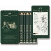 Grafitová ceruzka Faber-Castell Castell 9000 Art Set - 12 ks, plechová krabička