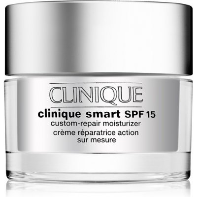 Clinique -Smart denný hydratačný krém proti vráskam pre suchú a zmiešanú pleť SPF 15 (Custom-Repair Moisturizer) 30 ml