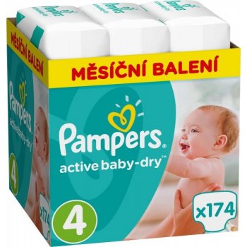 Pampers Active Baby 4 174 ks