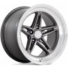 AMERICAN RACING VINTAGE American Racing Vintage VN514 GROOVE 10x20 5x127 ET-20 Anthracite W/ Diamond Cut Lip 78.1