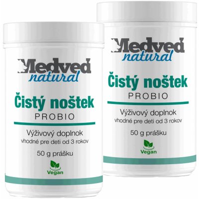 Medveď natural 2x Čistý noštek PROBIO 50 g 100 g spolu