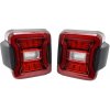 Sada LED zadných svetiel, Červená, EÚ, Jeep Wrangler JL, USA style