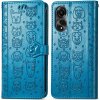 VSETKONAMOBIL 73567 ART ANIMALS Peňaženkový obal pre Oppo A78 modrý