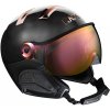 Lyžiarska prilba Kask SHE00060 Visor PIUMA R CHROME Black/Pink Gold
