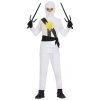 Guirca Detský chlapčenský kostým - Ninja biely Veľkosť - deti: M