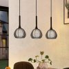 Lucande Tetira závesná lampa 3-pl., dlhá čierna - 9920007