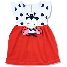 Miniworld Letné šaty pre bábätká Lienka červené