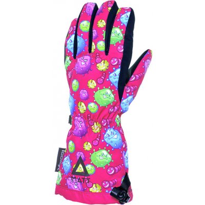 Matt 3236 Bubble Monsters kids Tootex gloves pink detské rukavice