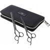 Olivia Garden SilkCut PRO Matt Black 5.75 Shear/6.35T EUR Thinner Left Handed