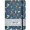 Spoko zápisník Flowers kvety A5, linajkový