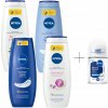 NIVEA Sada 4 x Dámsky Sprchový gél + DARČEK 72h ochrana