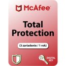 McAfee Total Protection 3 lic. 12 mes.