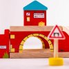 Bigjigs Rail Nádraží nad cestou