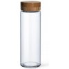 Fľaša športová sklo 1000 ml PURE AQUA bambusové skrutkovacie veko