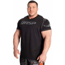 Gasp pánske športové fitness tenké tričko Gasp oprané čierne