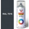 Sprej sivý lesklý 400ml, odtieň RAL 7016 farba antracitová sivá lesklá, Schuller Ehklar, farby v spreji PRISMA COLOR 91314