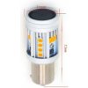 Led žiarovka P21W,1156,BA15S 3×3570 a 12×2835 LED chip CANBUS