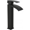 CERANO - Umývadlová stojanková batéria Octavia - vysoká - čierna matná