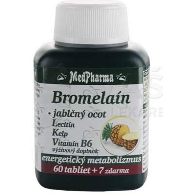 MedPharma Bromelain + jablečný ocet + lecitin 67 tabliet od 5,79 € -  Heureka.sk