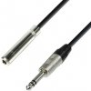 Adam Hall Cables K4 BOV 0300 - Kopfhörerverlängerung 6,3 mm Klinkenbuchse stereo