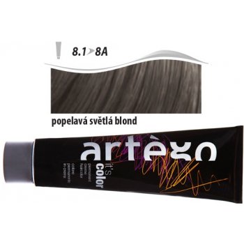 Artégo krémová farba IT'S Color 8.01 ľahko popolavá svetlá blond 8.01>8NA 150 ml