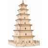 Woodcraft Drevené 3D puzzle Veľká pagoda divokej husi