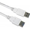 PremiumCord ku3paa5w USB 3.0 Super-speed 5Gbps A-A, MF, 9pin, 5m bílý