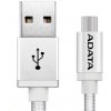 Adata AMUCAL-100CMK-CSV Micro USB, 1m, stříbrný