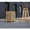 Hide box na odpadky - 1 koš (140l), drevený 63x60x115 cm