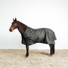 FOUGANZA Nepremokavá deka Allweather 1200D pre kone a poníky čierna 155 cm