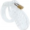 Hidden Desire - Extreme Chastity Cock Cage Acrylic Adjustable Clear