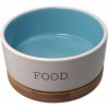 Miska DOG FANTASY keramická FOOD s podtáckom 13 x 5,5 cm 400 ml