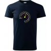 Tachometer cíti sa - 50 rokov - Klasické pánske tričko vyššej gramáže - 3XL ( Tmavomodrá (veľmi tmavá - skoro čierna) )