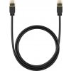 Baseus 054819 RJ45, Gigabit, Cat.7, 1m, černý