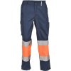 CIUDADES BILBAO HV / Reflexné nohavice do pása - navy/HV oranžová 62